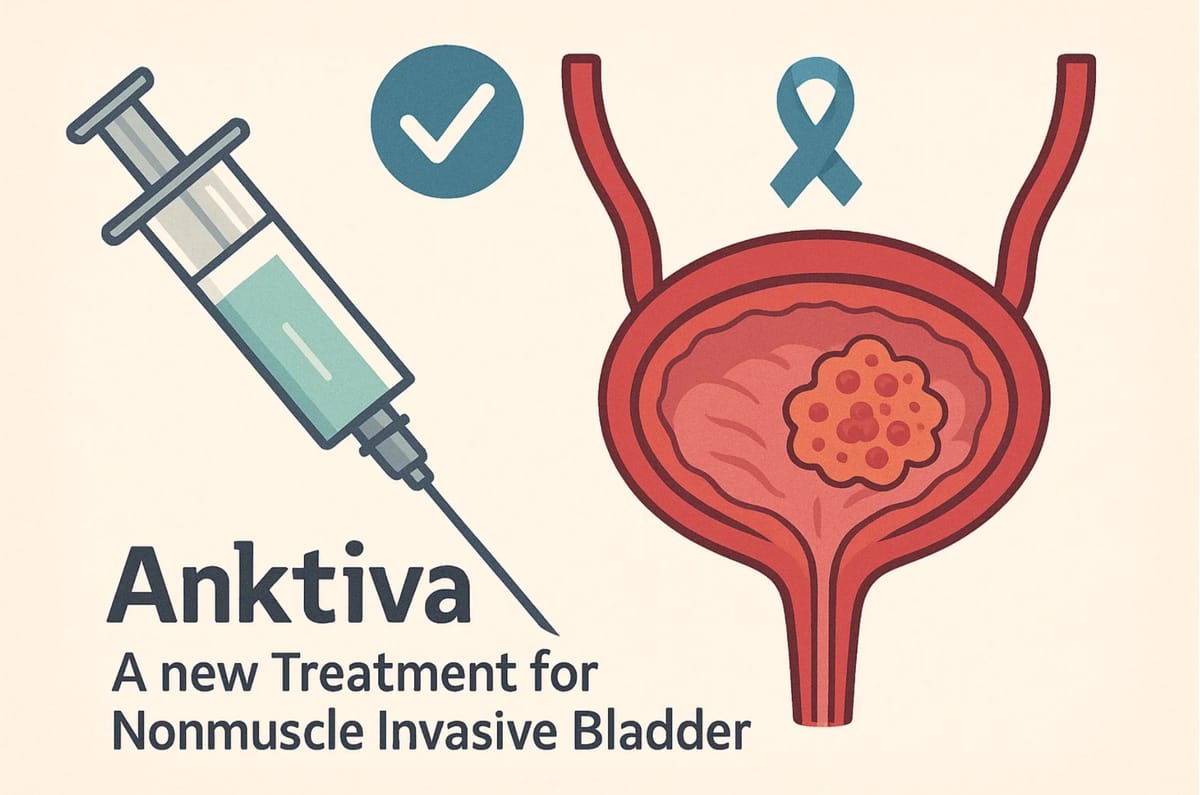 Anktiva: A New Treatment for Nonmuscle Invasive Bladder Cancer Approved on April 22, 2024