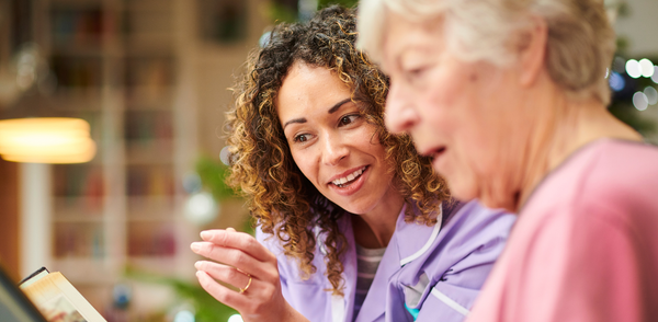 Woman, caretaker, senior